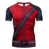 Spiderman 2019 GYM Sport T Shirt Men
