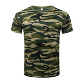 Camouflage Quick Dry Breathable Tights Army Tactical T-shirt