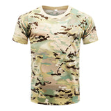 Camouflage Quick Dry Breathable Tights Army Tactical T-shirt