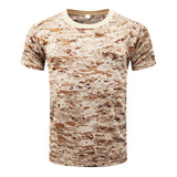 Camouflage Quick Dry Breathable Tights Army Tactical T-shirt