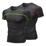 Men Compression Fitness Bodybuilding Gym Dry Fit T-Shirt