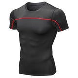 Men Compression Fitness Bodybuilding Gym Dry Fit T-Shirt