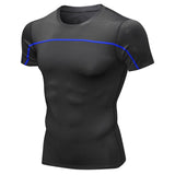 Men Compression Fitness Bodybuilding Gym Dry Fit T-Shirt