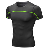 Men Compression Fitness Bodybuilding Gym Dry Fit T-Shirt